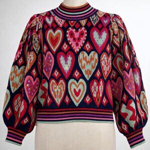❤️ Avara Maddie Heart Knit Sweater – NWT ❤️